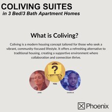 COLIVING Suites in 3 BR/3BA X Phoenix-1008B floor plan